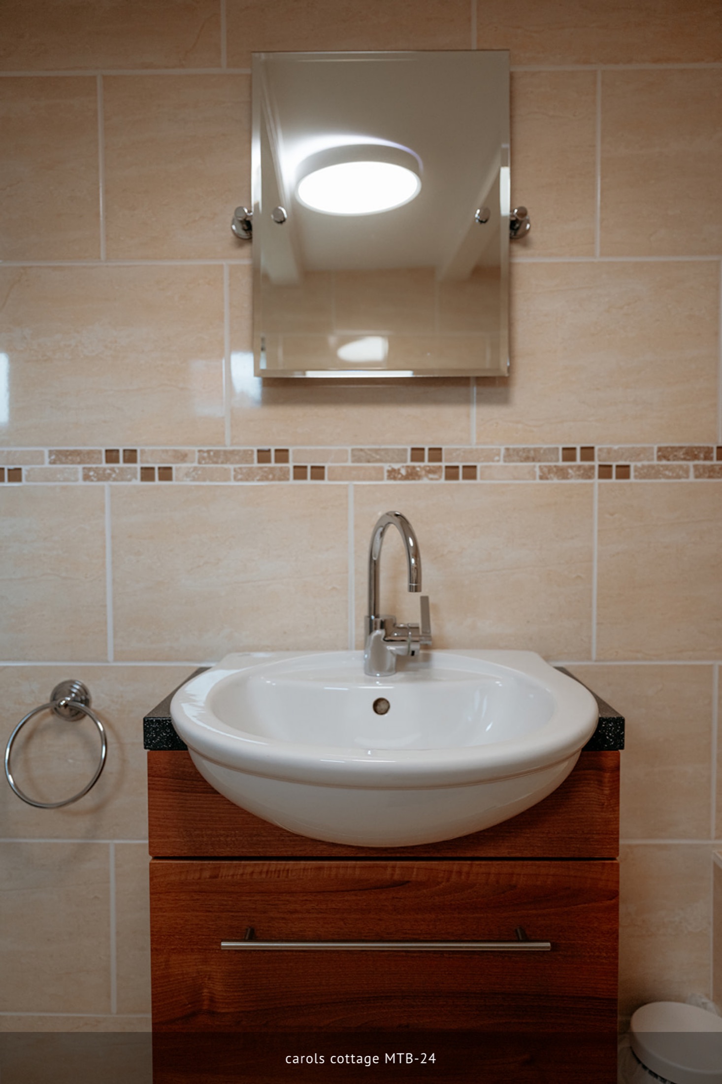 Bathroom with bath and shower screen